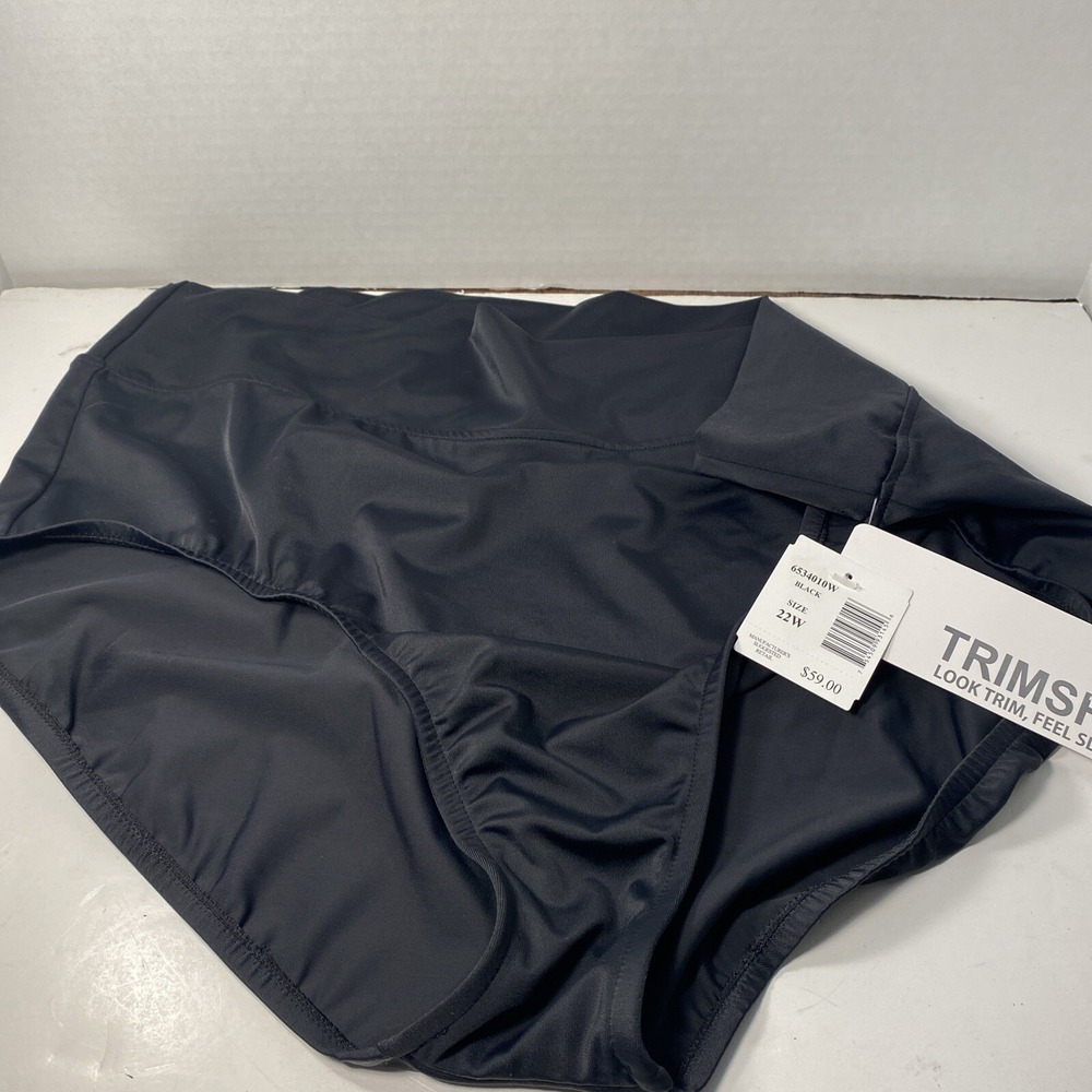 Trimshaper Swimsuit Bottoms High Waisted Full Coverage Sz 22W NWT MSRP 59.00